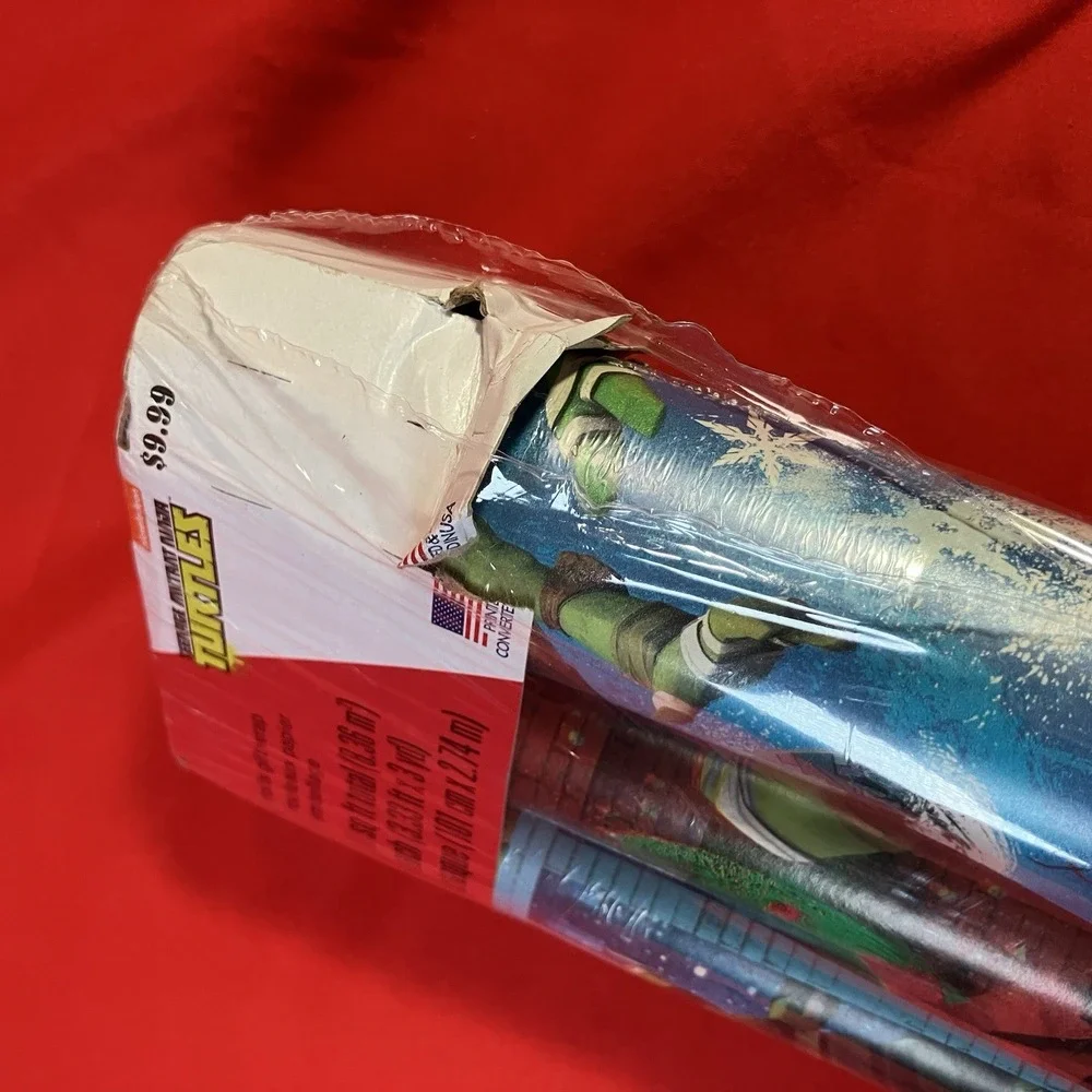 2015 Teenage Mutant Ninja Turtle / 90 Sq Ft / Gift Wrap Wrapping Paper / TMNT
